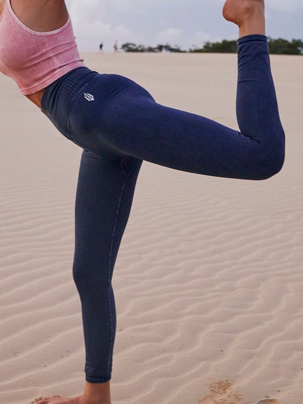FP Movement by Free People Navy High-Rise Seamless Leggings